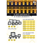 LED Slim прожектор 30W, 4000K, 220-240V AC, IP65 неутрална светлина