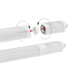 LED аварийна лампа 3W, 5000K, 220-240VAC, IP65