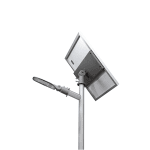 LED улична лампа със соларен панел 60, 12W, 4000K, 140х90, SMD2835, IP65