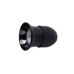 Фасунга E27, Висяща, Черна, 4A, 250V, Бакелит