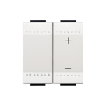 Димер бутонен 0-10V 20-600VA изисква неутрала 2 мод. цвят Бял LL Bticino