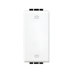 Ключ за щори 1 мод. 16A цвят Бял LL Bticino