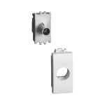 Розетка TV тип коаксиал преходна 1 мод. цвят Бял LL Bticino