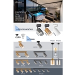 Висящо осветително тяло, стъклено, 1m, E27, 220-240V AC, бяло