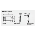 Носеща рамка 3 мод. AIR LL Bticino