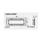 Носеща рамка 7 мод. AIR LL Bticino