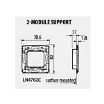 Носеща рамка 2 мод. AIR LL Bticino