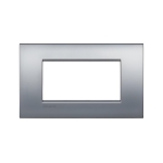 Рамка 4 мод. метална Brushed chrome AIR LL Bticino до изчерпване