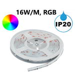 Дигитална RGB LED лента 16Wm, IC WS2811, 24V DC, 16 pixelsm, COB, 5m, IP20