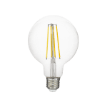 LED filament лампа топка, G95, 12W, E27, 4000K, 230V AC, неутрална светлина