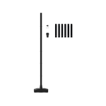 Преносим стълб със стойка за монтаж на осветление, max. 2.5m